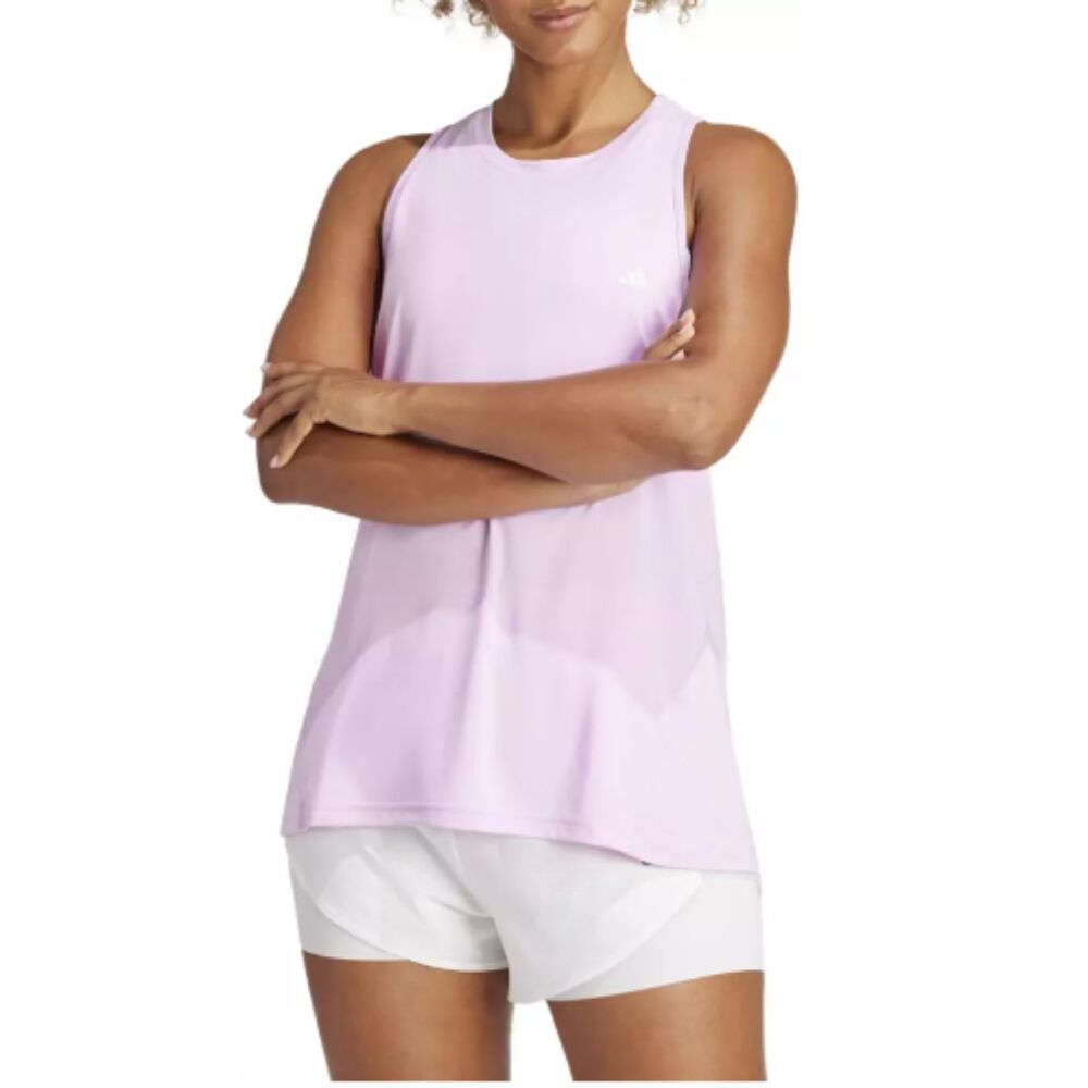 NWT Adidas Designed for Training Bliss Lilac Sleeveless Athletic Tank Top Sz XL